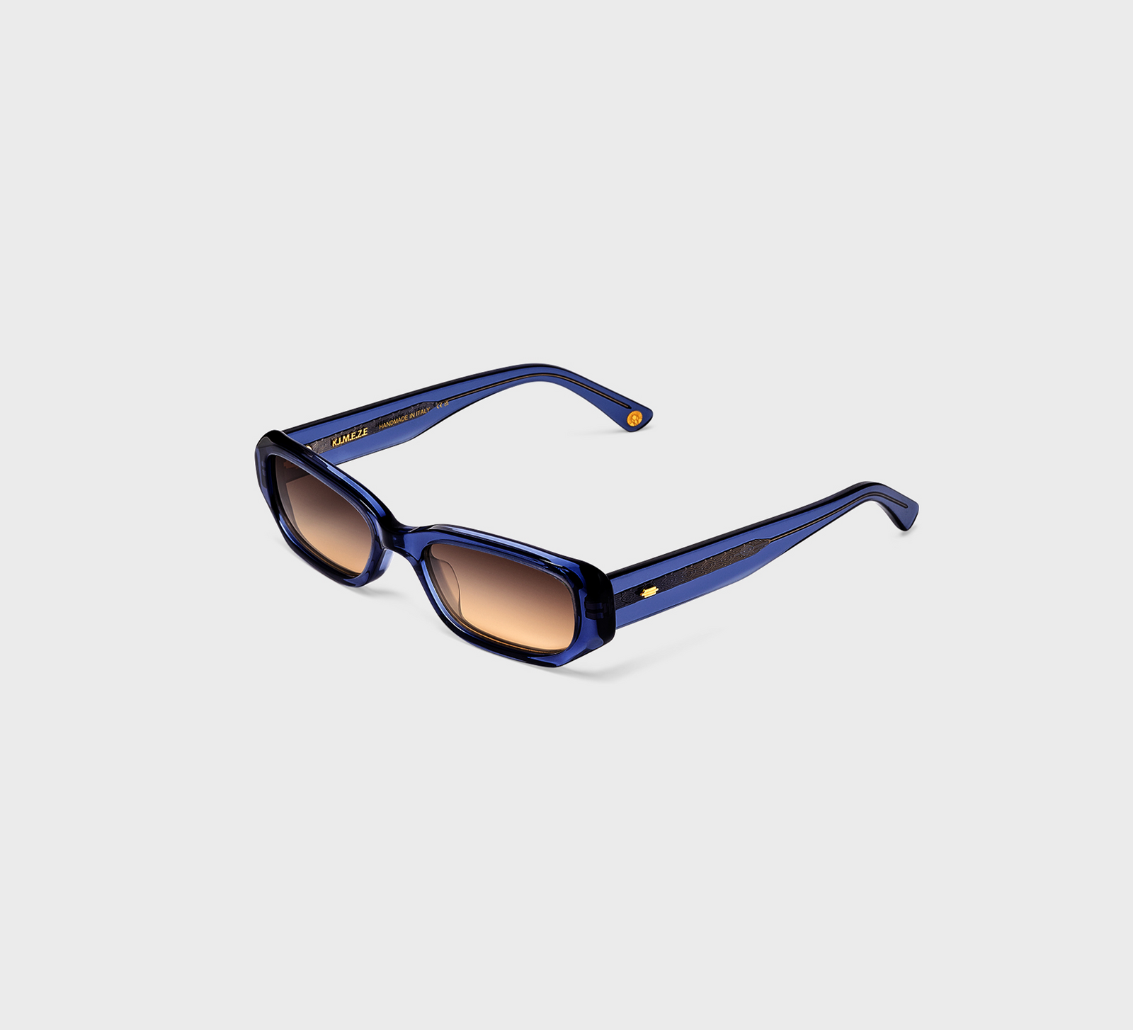 Kimeze - Oré square-frame acetate sunglasses KIMEZE Ore Beige Acetate Rectangle Sunglasses | Neiman Marcus main image 3